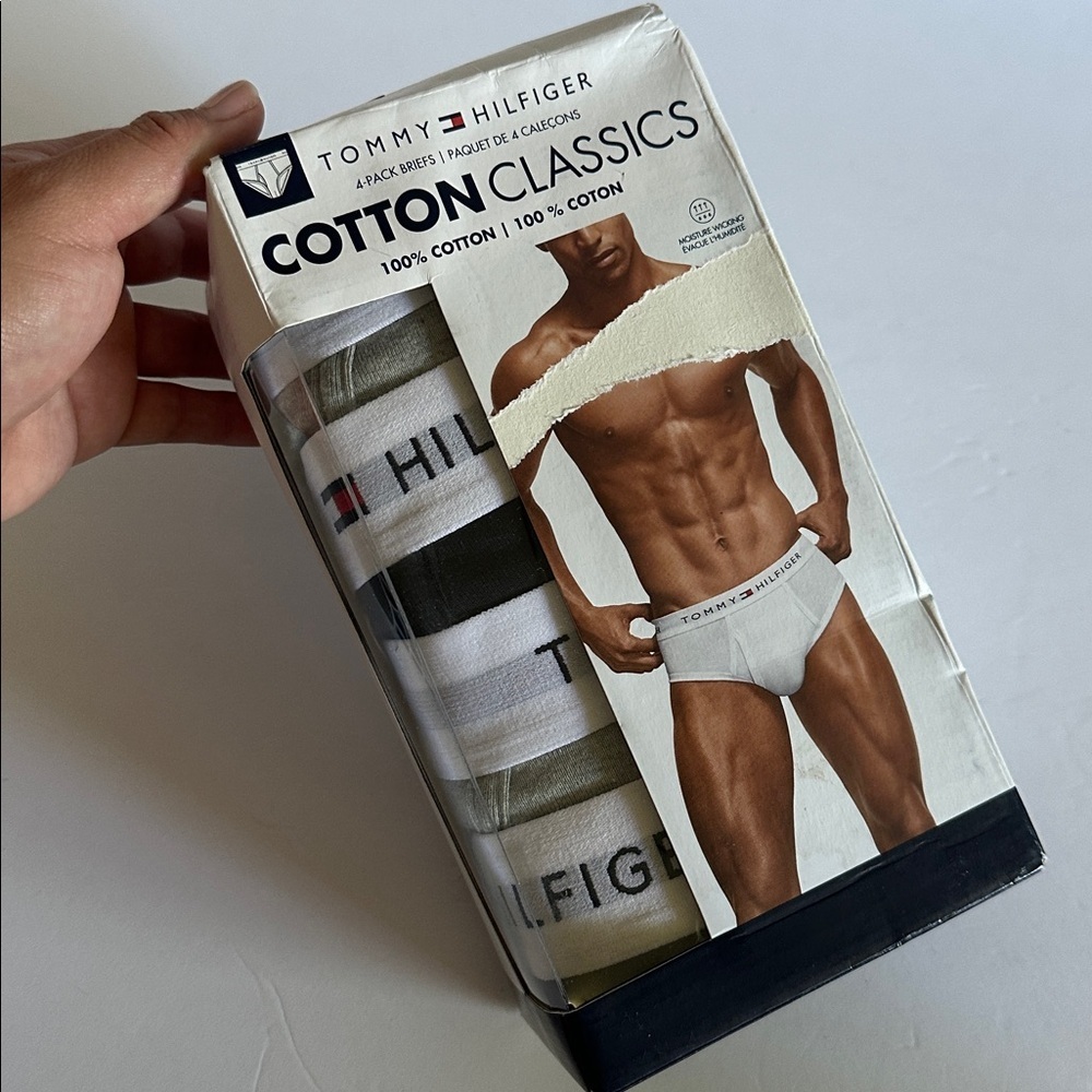 NWT Tommy Hilfiger Men's Black and Gray Briefs/ underwear